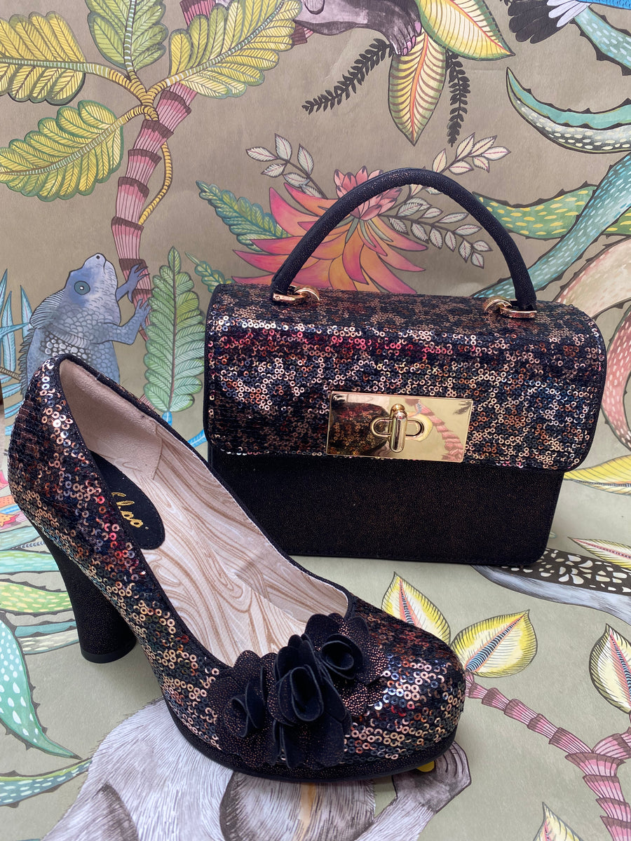 Eva Leopard Sequins Ruby Shoo