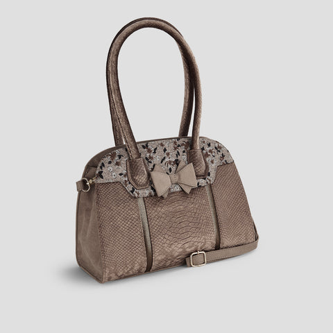 Kobe Shopper Bag in Mink Velvet