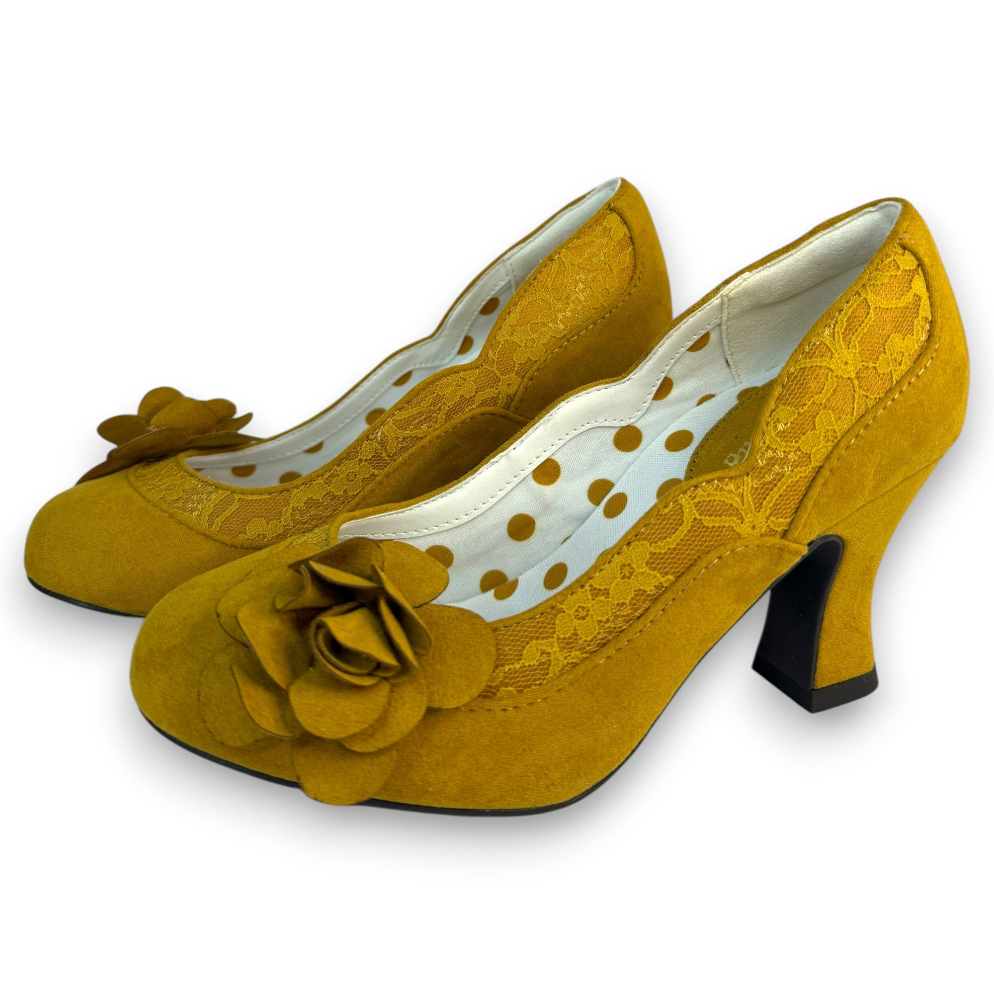 Chrissie and Matching Tirana Ochre– Ruby Shoo