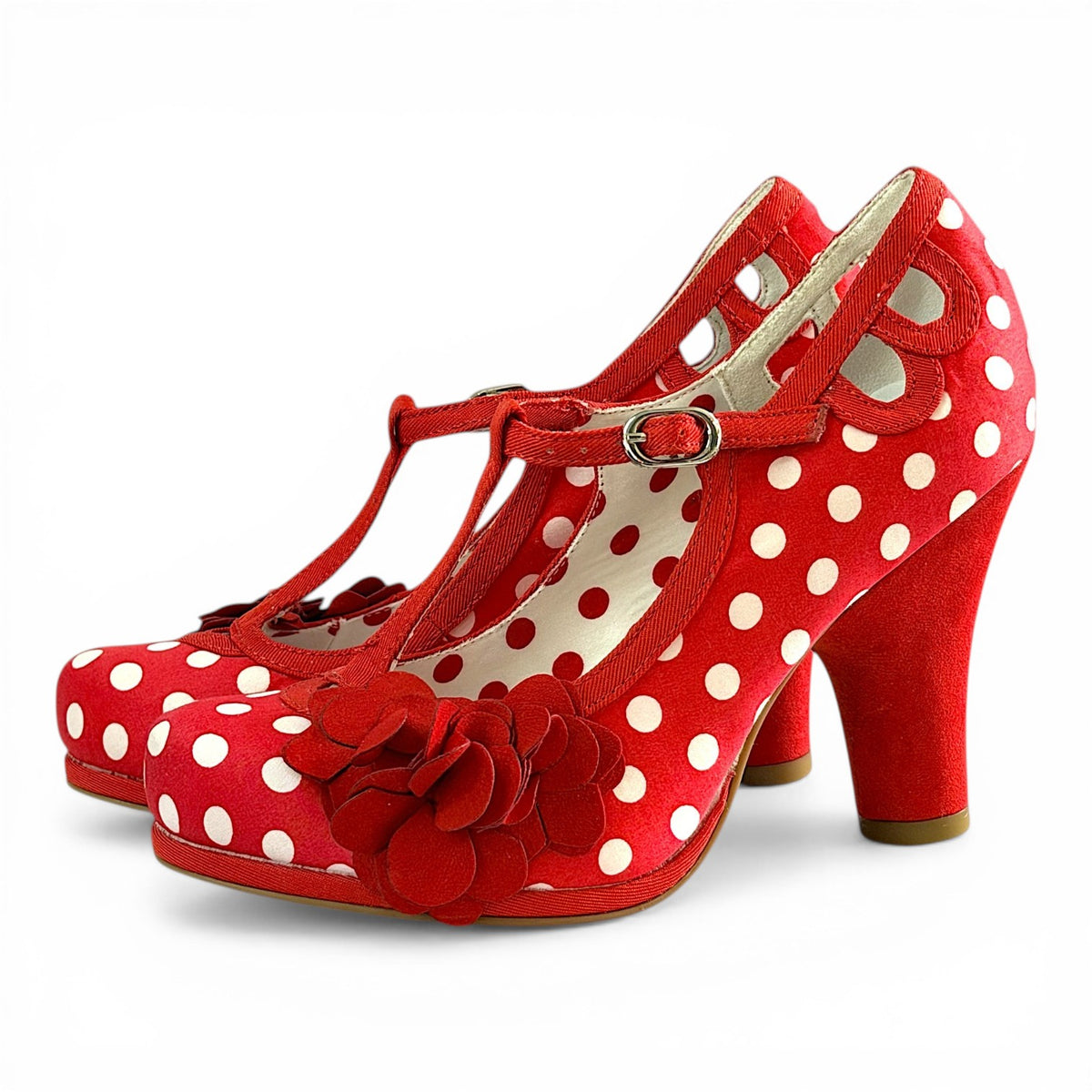 Valerie WIDE FIT (Red Spot)– Ruby Shoo