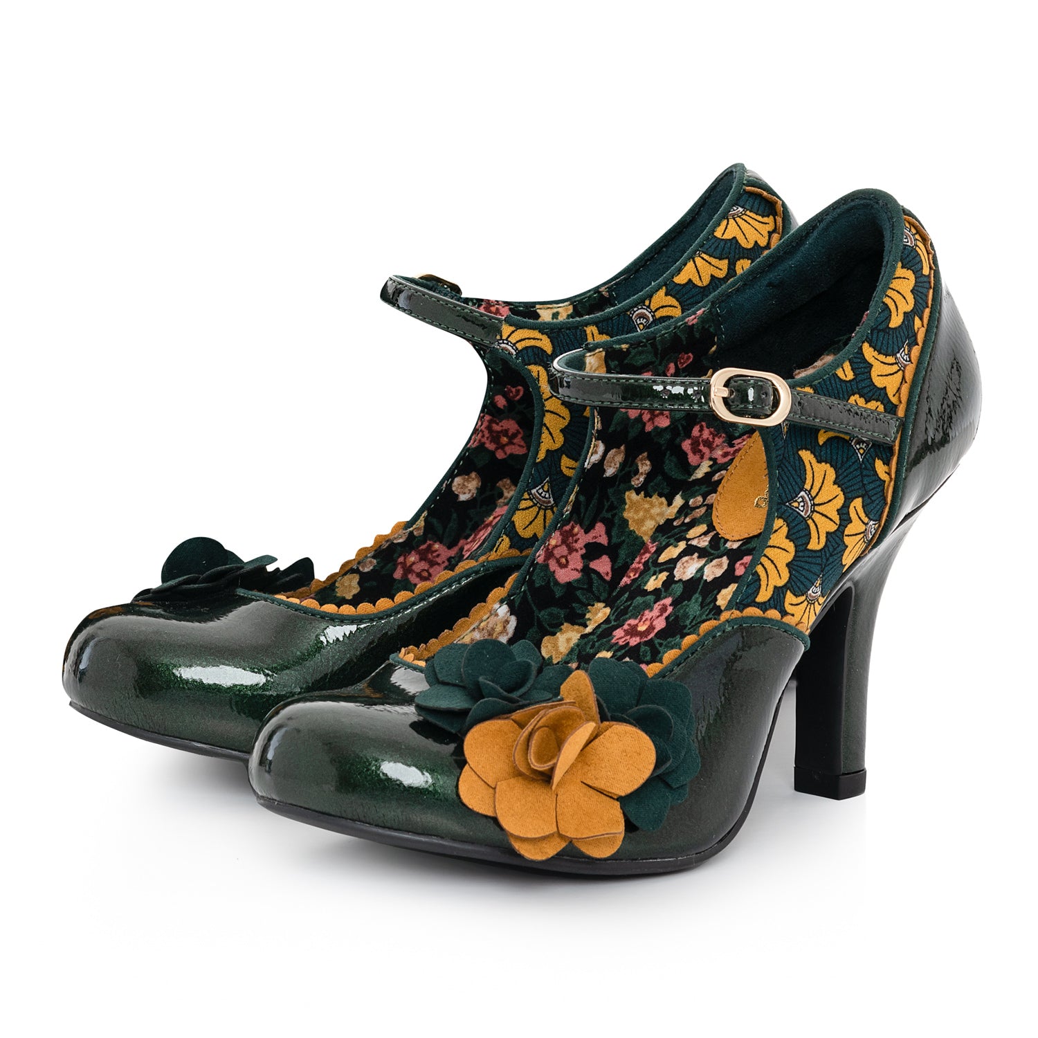 Forest green heels top
